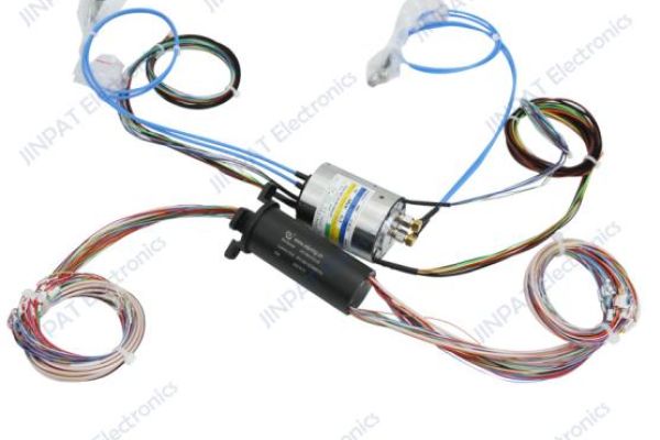Slip Ring Integrated with Fiber Optic and High-Frequency Signals