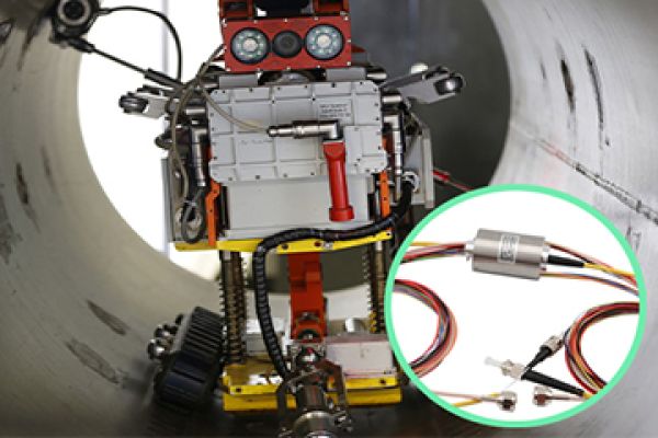 JINPAT slip rings for robots in pipelines