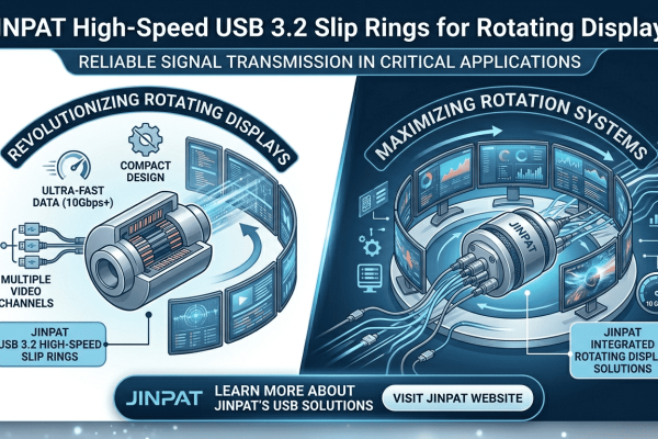 High-Speed USB 3.2 Slip Rings and Power Solutions for Rotating Displays