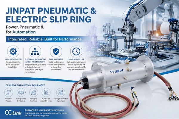 JINPAT Pneumatic-Liquid Slip Ring with Integrated Electrical System Enhances Performance of Automated Equipment